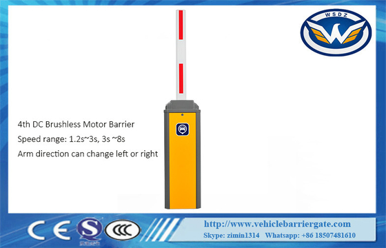 Speed Adjustable Road Traffic Barrier 24V DC Brushless Motor RFID Vehicle Barrier Gate