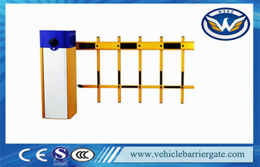 6 Meter IP44 Automatic Barrier Gate Parking Lot Retractable Barrier Gates With Wire Control