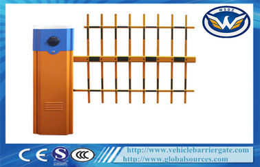 Car Parking Vehicle Barrier Gate 6 second With Three  Fence Boom Length 6M