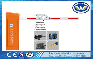 0.9s 3m High Speed DC Motor Traffic Electronic Barrier Gates With Folding Arm , CE Approved