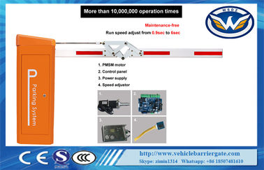 0.9s 3m Folding Arm Parking Barrier Gate With CE / ISO / SGS Approved