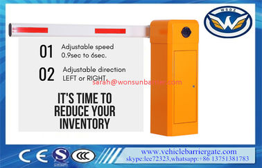 BI - Directional Automatic Barrier Gate AC Motor 6 Meters Boom Length CE Approval