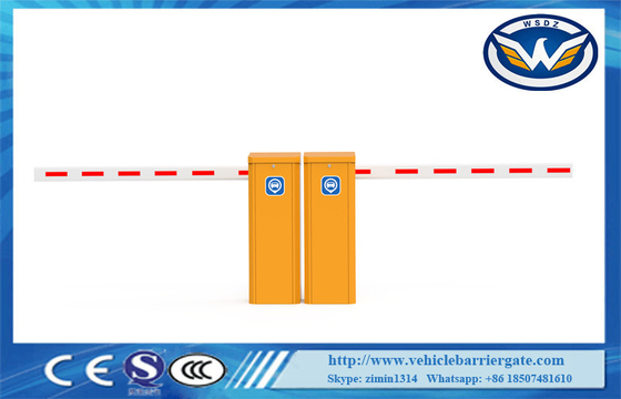 6M Arm Automatic Parking Lot Barrier Quickly Interchanged With Backup Battery Solar Power