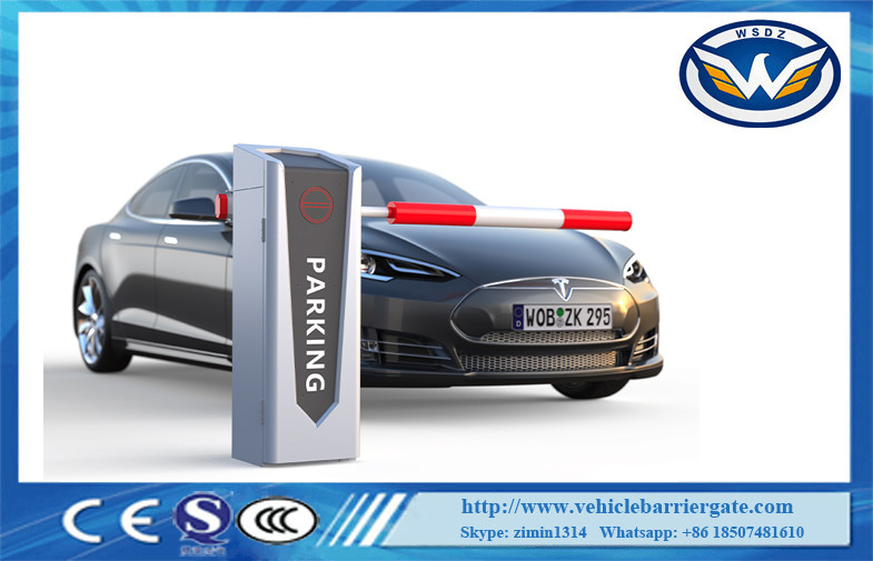 LED DC 24V Servo Motor Toll Barrier Gate 0.6S High Speed With 2.5m