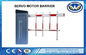 Servo Motor 24V DC Backup Solar Power Toll Barrier Gate System , CE Approval