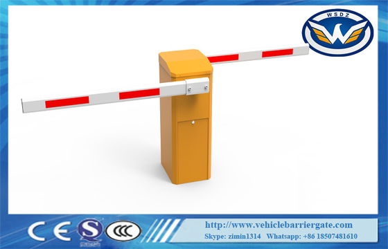 DC 24V Heavy Duty Parking Barrier Gate Two Motor Two Booms For Community