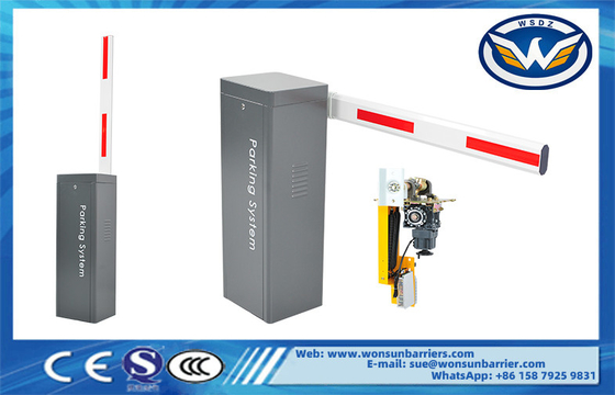 DC Motor Security Parking Automatic Gate Barriers With 100*45 Fence Straight Arm