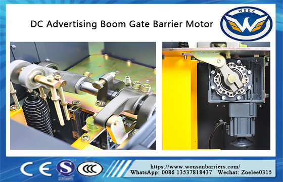 Intelligent Parking Barrier Gate With Commercial Advertising DC Brushless Motor