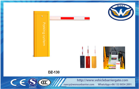 24VDC Brushless Motor Vehicle Barrier Gate Safety Boom Barrier Gate For Car Parking Lot