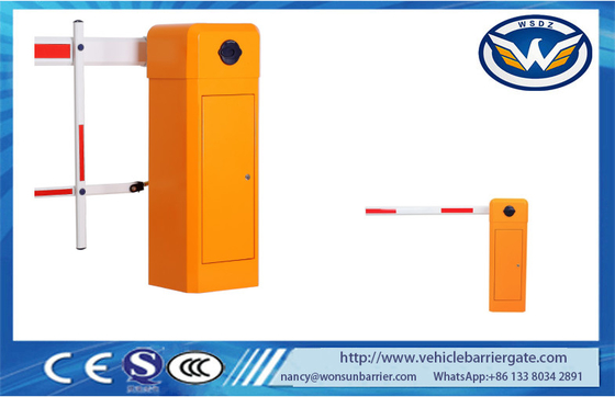 220V/110VAC Motor Road Safety Barrier Gate Vehicle Barrier Gate With Arm Reversing