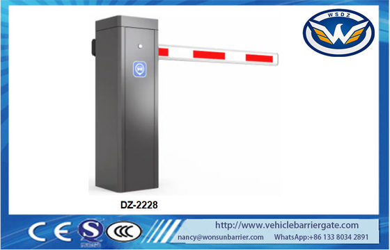 RS485 Non Spring Intelligent Parking Barrier Gate With Speed Adjustable