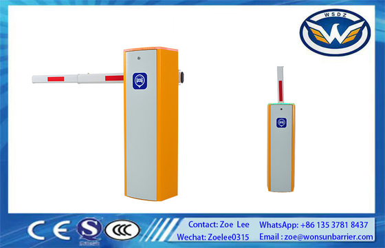 LED Light DC Brushless Traffic Barrier Gate Speed Adjustable For Parking Lot