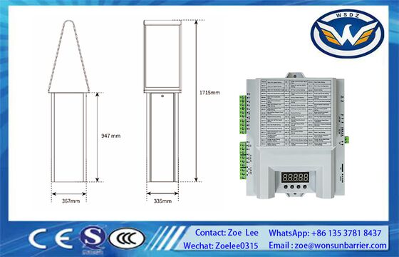 Solar-Powered Car Park Barrier Gate Max Boom Length 6 Meter