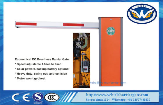 Parking Lot DC Brushless Motor Automatic Barrier Gate With LED Indicator