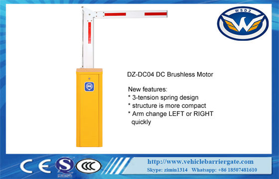 Auto Reverse 90 Degree Folding Arm Barrier For Parking Management System