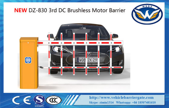 160W Bidirection 4m Two Fence Car Park Barrier Gate 24V DC Motor Remote Control