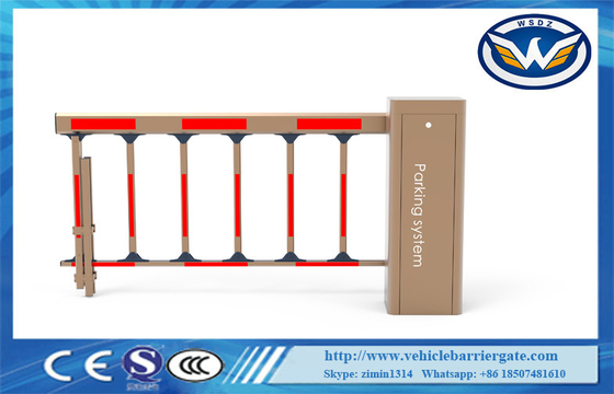 Cold Rolled Sheet Driveway Barrier Gates DC Brushless Motor For Parking Lot