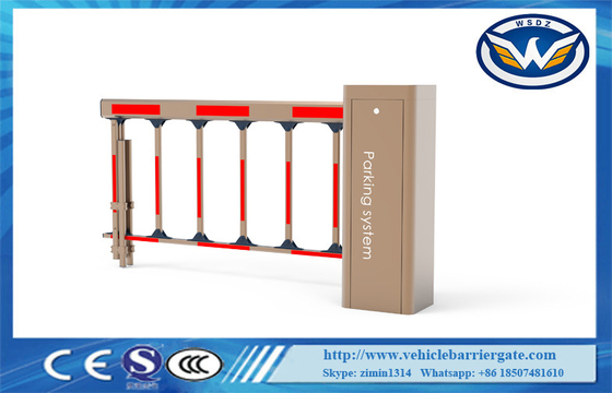 OEM Two Fence Boom Vehicle Barrier Gate With 24V DC Brushless Motor