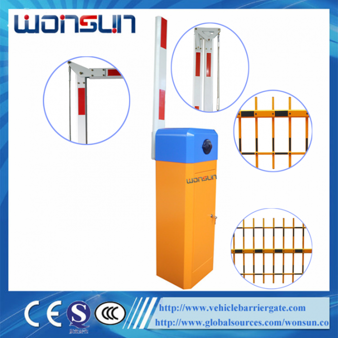 Remote Control Traffic Barrier Gate Automatic Boom Barriers 50HZ / 60HZ