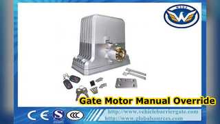 Gate Motor Manual Override Release Clutch