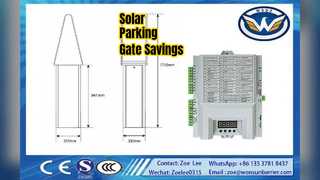 Solar Car Park Gate Save Money